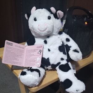 Huggable Massager Cow Black and White